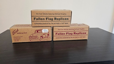 #ad #ad Fallen Flag Replicas O Scale Collectibles w Railroad Graphics You Choose $12.00