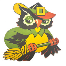 Vintage Beistle Halloween Die Cut Decoration ...