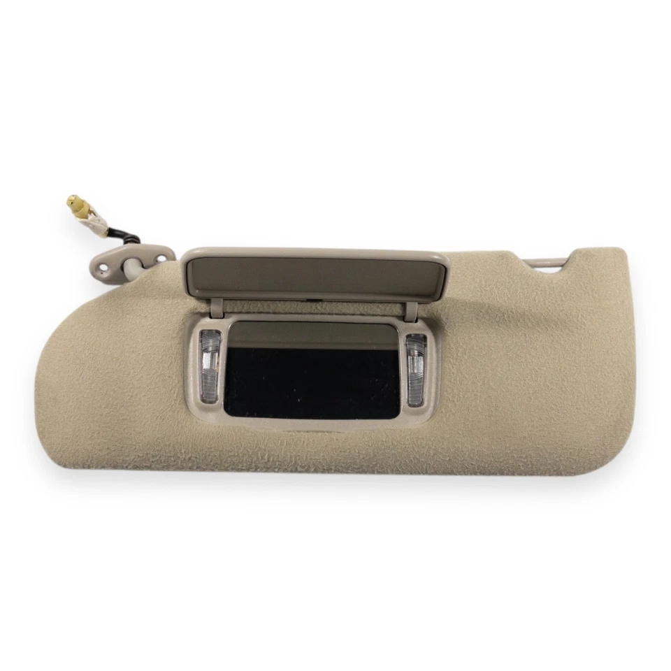 Parasol lado izquierdo Mitsubishi Eclipse 2000-2005 conductor tela bronceada iluminada Foto 4 de 4