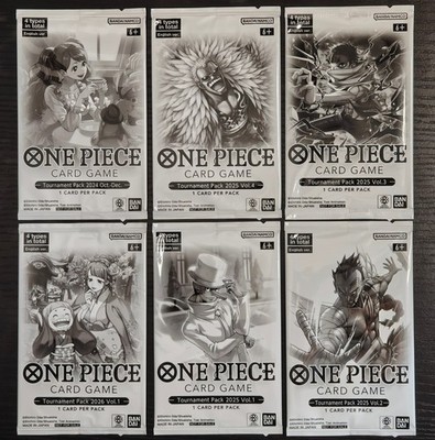 One Piece Card Game Promo Booster Pack Sammler Packet 6 Boosters