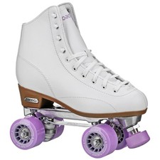 Pacer Stratos Traditional Quad Roller Skates White Sz 6