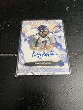 2023 Topps Motif - Acrylic Drip Autographs Craig Morton #AD-CM /20