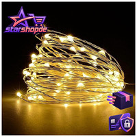 Lichterkette Batterie 15M 150 Leds Warmweiß Klein FüR Innen Schlafzimmer Party