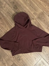 Alphalete Women  s Sweatshirt Pullover Cropped Hoodie Size Small