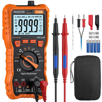 multimetro digital profesional voltimetro detector ncv pantalla lcd probador