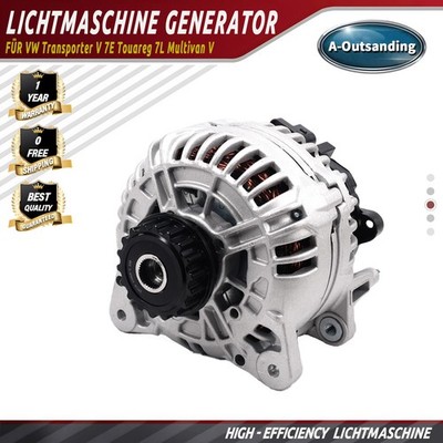 Lichtmaschine Generator 180A 12V Für VW Transporter Multivan V Touareg 2.5