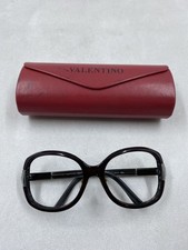 Valentino czerwone wzorzyste okulary okulary