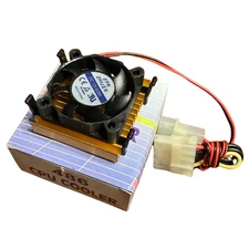 486 CPU Cooling Fan With Aluminum Heat Sink | Ball Bearing | Socket 3 | Clip On