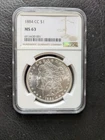 1884-CC NGC MS63 MORGAN DOLLAR