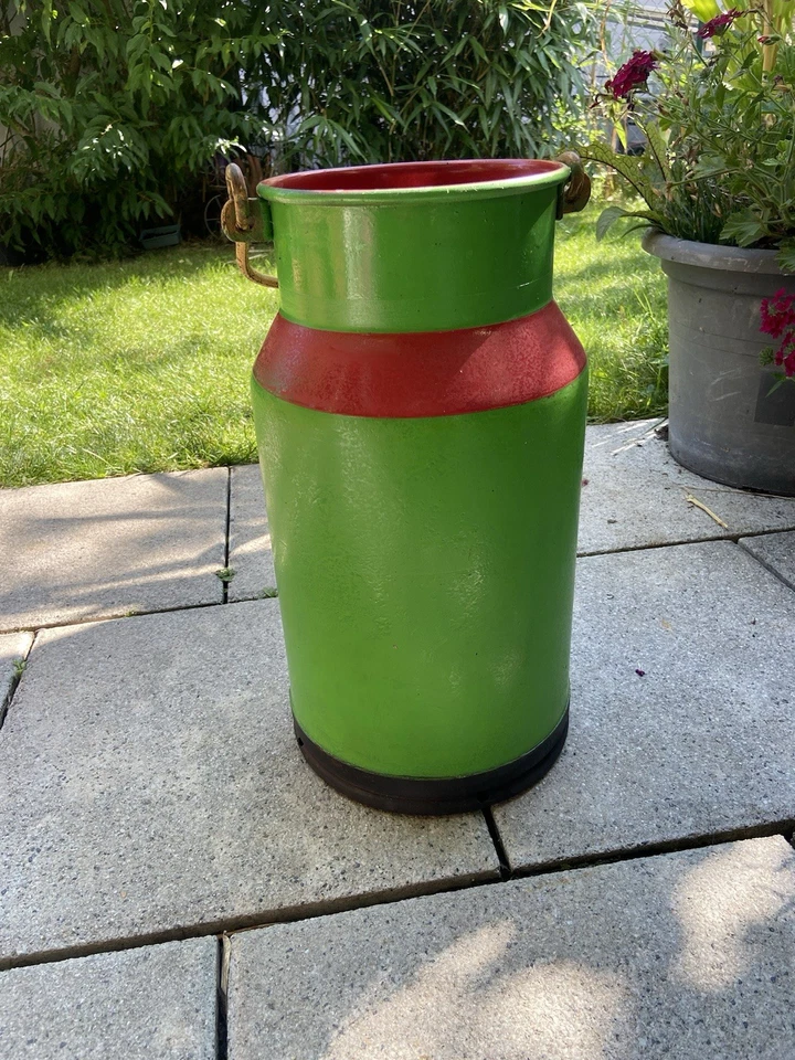 Antike Milchkanne Handbemalt, Bauernmalerei, Schirmständer - Bild 3 von 3