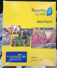 Rosetta Stone Deutsch German Level 1-5 CD's