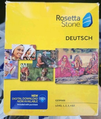 Rosetta Stone Deutsch German Level 1-5 CD's  