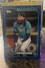 2024 Topps Series 1 - J.P. Crawford #49 Royal Blue