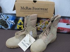 NEW Military McRae US Army Combat Work Hot Weather Tan Desert Boots USGI 10W