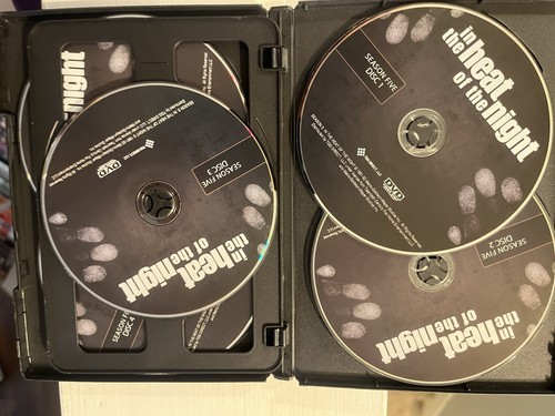 In the Heat of the Night Season 5 O’Connor 5 DVD Disc Set MGM Fifth Season - Foto 5 di 6