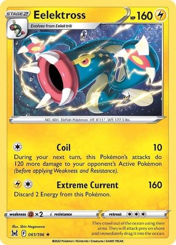 Eelektross 61/196 Rare Lost Origin Pokemon NM/LP