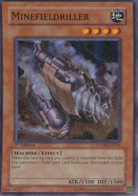 Minefieldriller - ANPR-EN034 - Super Rare - Unlimited Edition - Damaged