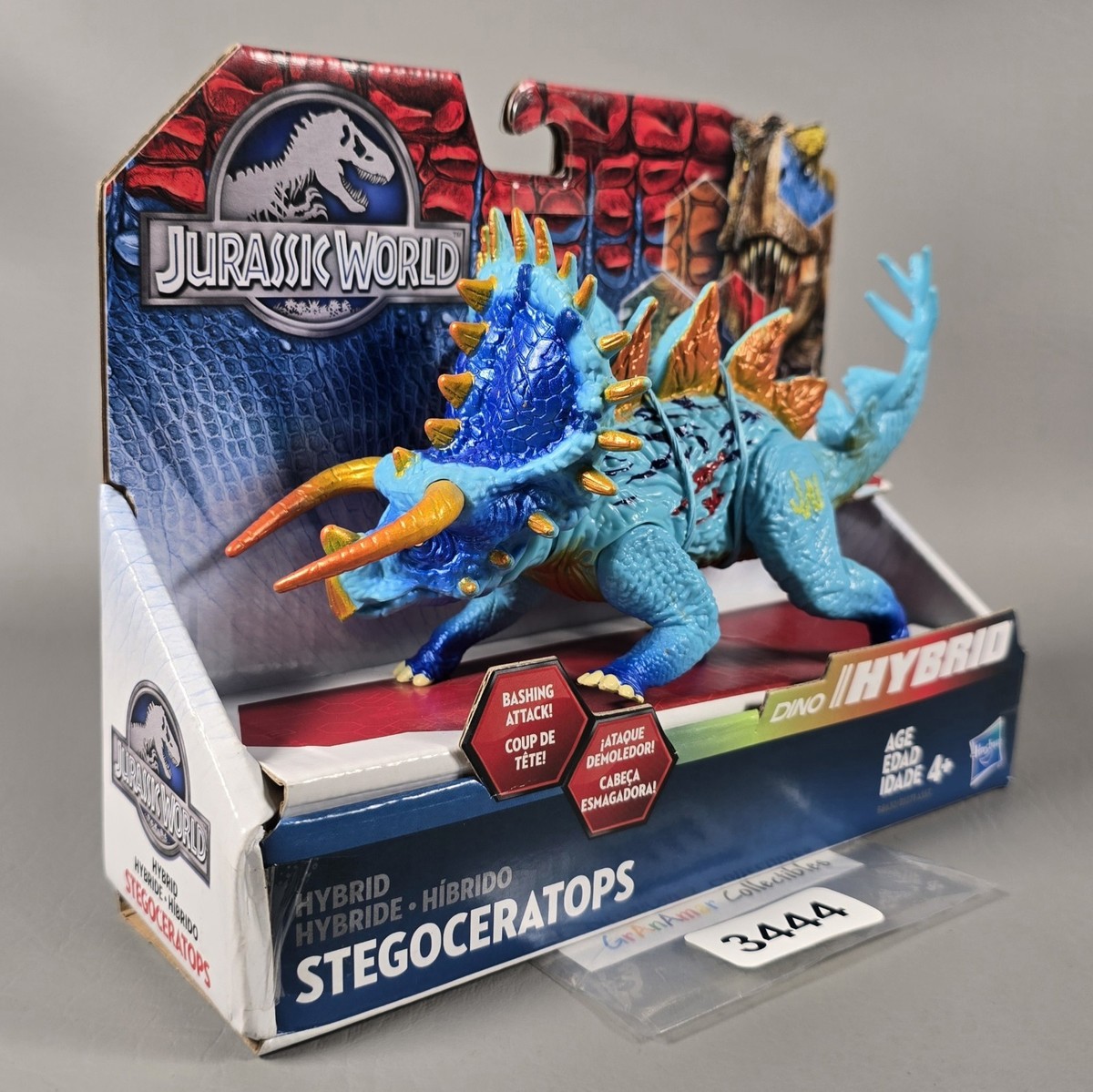 Jurassic Park World Blue STEGOCERATOPS Bashers & Biters Hybrid