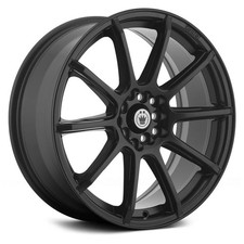 Konig Control Wheels 17x7 40 5x114.3 73.1 Black Rims Set Of 4