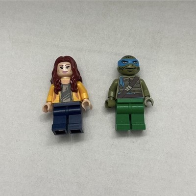 April O'Neil and Leonardo LEGO Figures TMNT LEGO Teenage Mutant Ninja Turtles