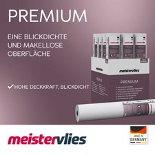 XXL Rolle 25m x 1,06m Vliestapete mit feiner Leinenstruktur überstreichbar Weiß