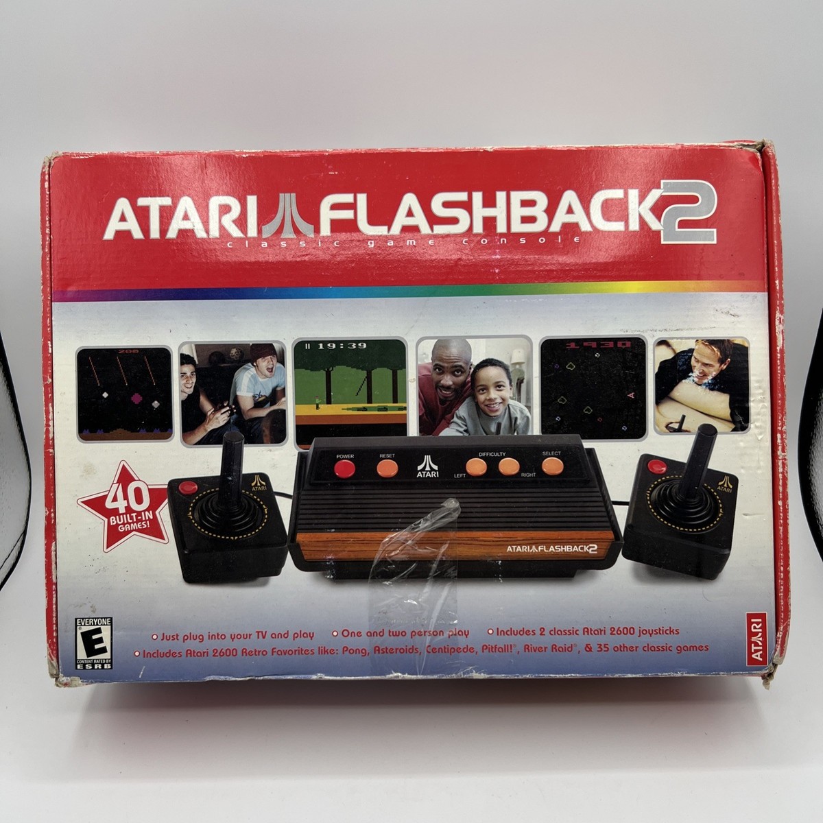 Atari 2600 Flashback Classic Game Console Black Box Controller
