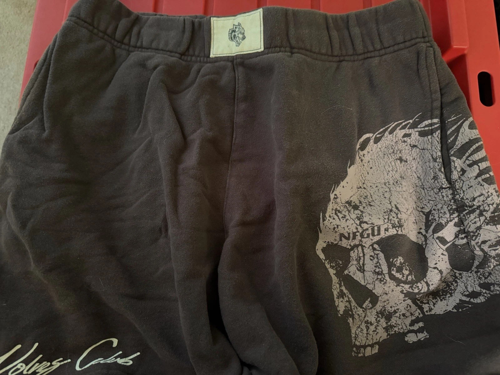 Darc Sport Until Mori Patch Liam Lounge Sweat Shorts Skull Men’s Size L Used