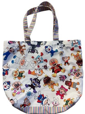 Anpanman Museum Tote Bag Plus Graphic Reusable Shopping 18x15 