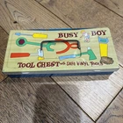 Vintage Ohio Art Tin Busy Boy Tool Chest w/ Screwdriver