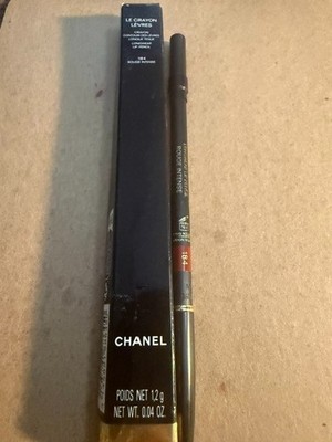 CHANEL Le Crayon Levres Longwear LIP PENCIL Liner #184 Rouge Intense NIB Free Sh