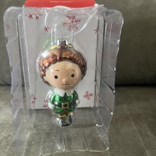 Hallmark Buddy the Elf Blown Glass Christmas Tree Ornament Holiday Decor Xmas