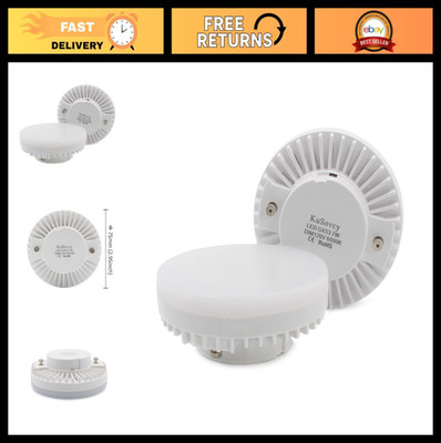 GX53 LED Light Bulb 7W Daylight Halogen Replacement 2-Pack