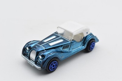 Majorette no 261 Morgan blue. Chromes Serie. Vintage. France. 1/50
