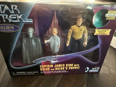 Playmates Star Trek: Alien Series Captain Kirk with Balok & Puppet New in Box