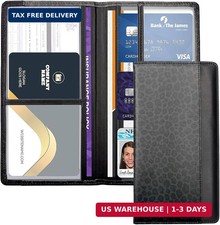 Car Registration and Insurance Holder with Magnetic Closure, Universal Document