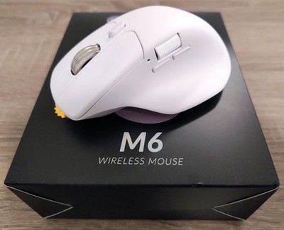 Keychron M6 All Silent Wireless Mouse | 8K PixArt 3950 | USB/Bluetooth | M6S-A24