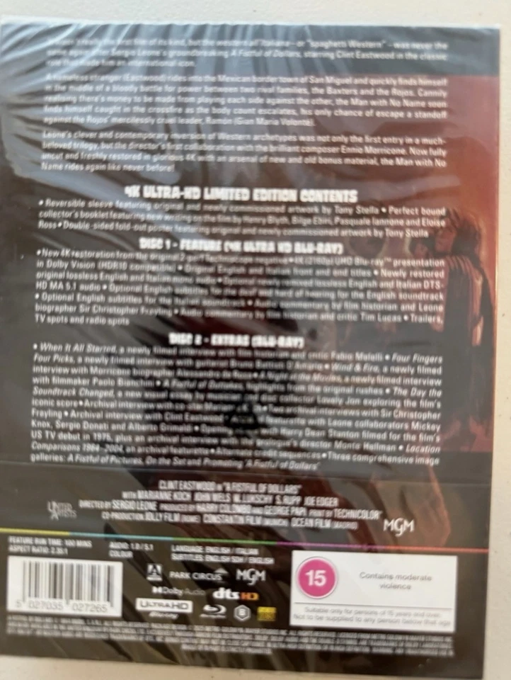 The Good, The Bad And The Ugly ⚫ Limited Edition 4K UHD ARROW VIDEO BRAND NEW - Image 2 of 2