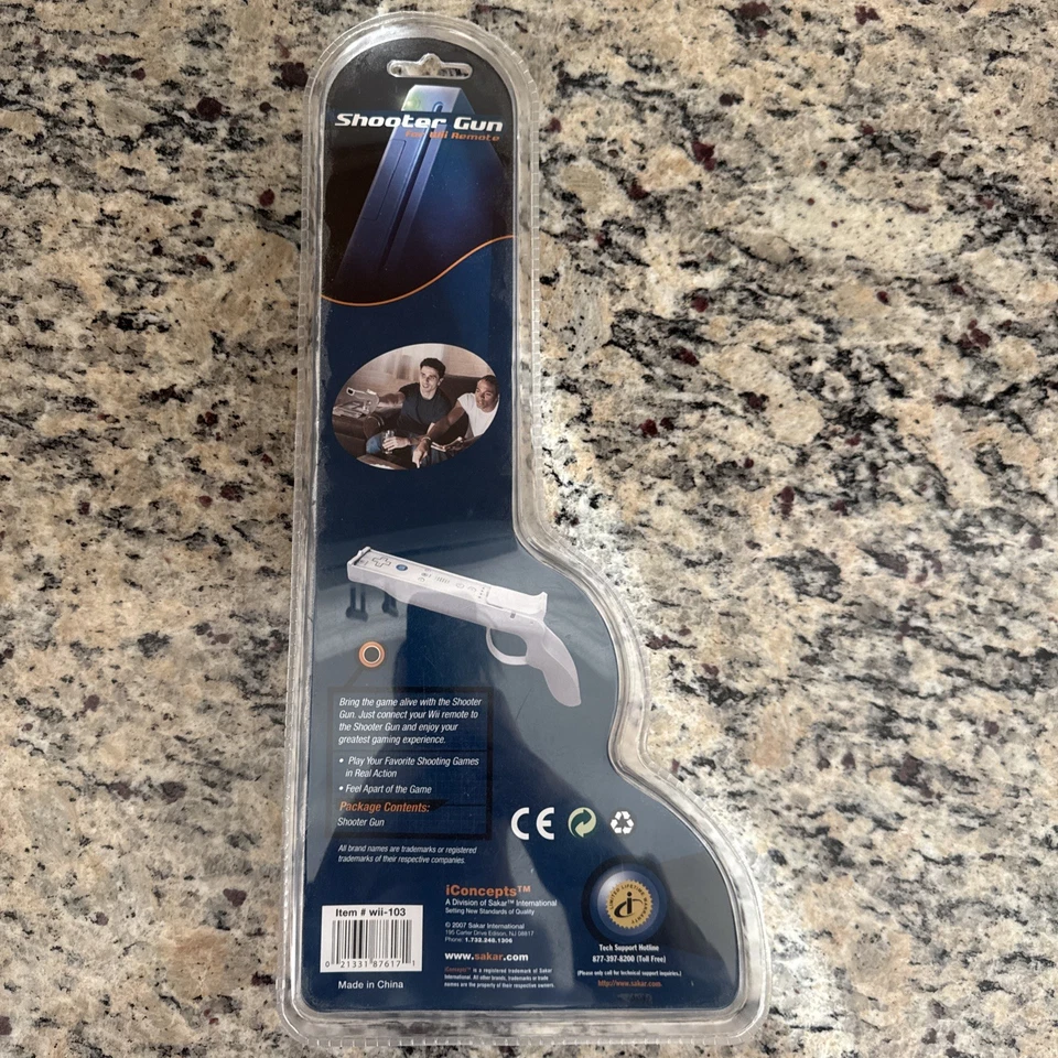 iConcepts Game Fury Shooter Gun for Wii Remote ~BRAND NEW~ - Image 2 of 4