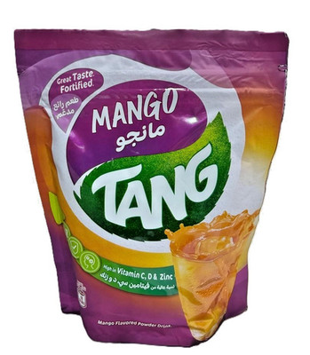 Tang Mango Juice Powder Resealable Pouch High In Vitamin C 375g - 1 Pouch