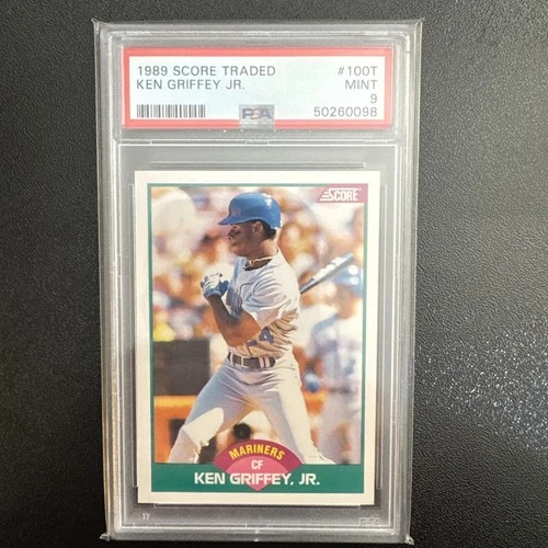 1989 Score Rookie Traded Ken Griffey Jr #100T (RC) PSA 9