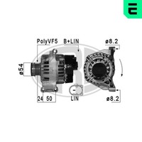 Lichtmaschine Generator Lima Era 210948 14V FüR Fiat Panda 500 Van Punto Tipo Bu