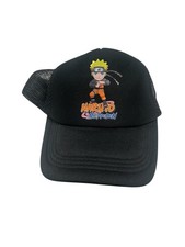 Youth Naruto Snapback Hat Cap Black Adjustable One Size