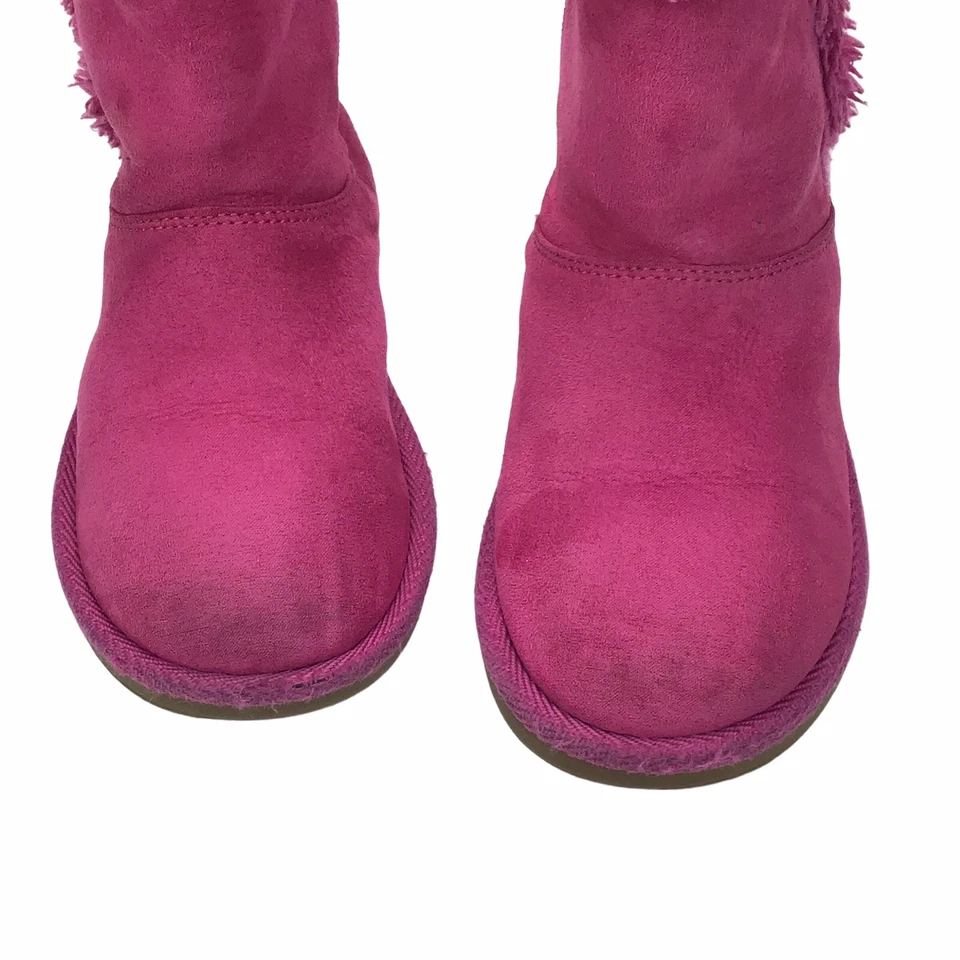 Botas Stride Rite Arabella Rosa Fucsia Gamuza Forro Piel Sintética Talla 10M Foto 4 de 4