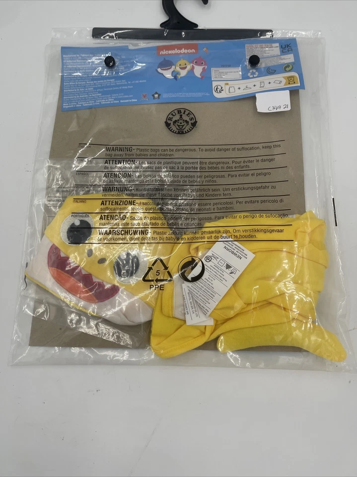 Disfraz bebé tiburón infantil Foto 3 de 3