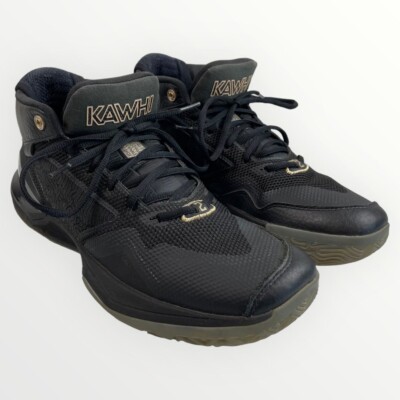 kawhi leonard shoes black and gold