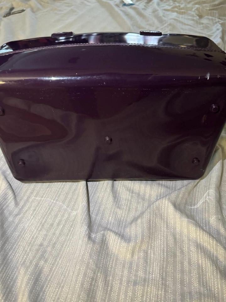 Bolsa tote feminina roxa Furla Candy - Imagem 4 de 4