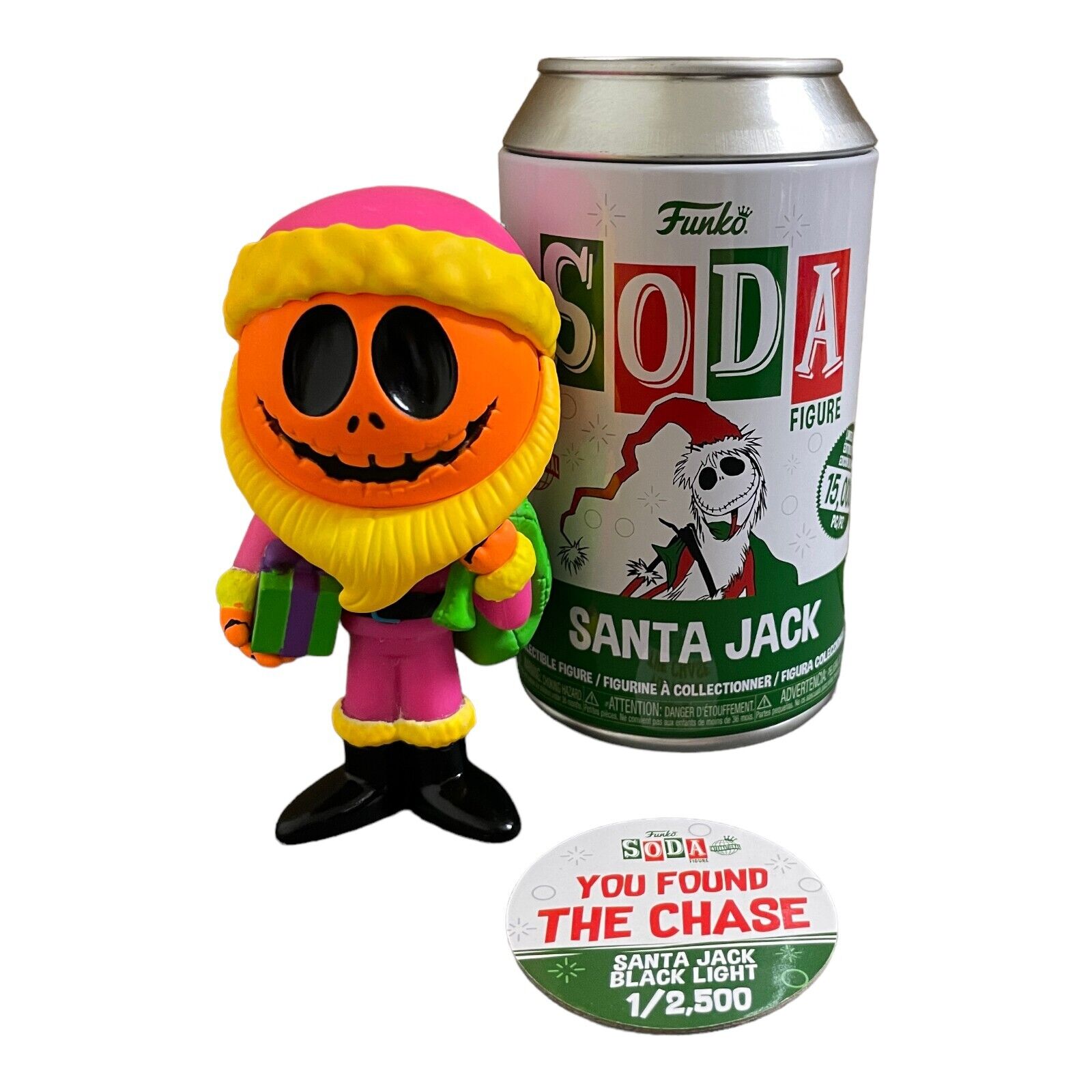 Funko SODA Nightmare Before Christmas 'Santa Jack Black Light' Chase (1/2500) 🐙