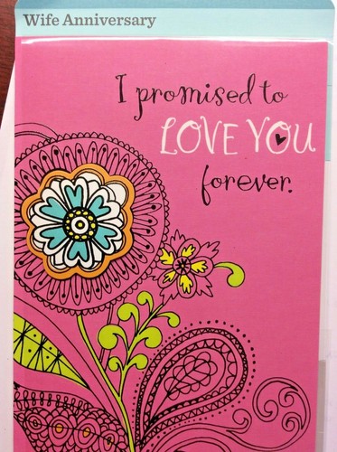 ANNIVERSARY Cards for WIFE on OUR ANNIVERSARY,With LOVE 16 choices, HALLMARK 401 - Picture 39 of 43