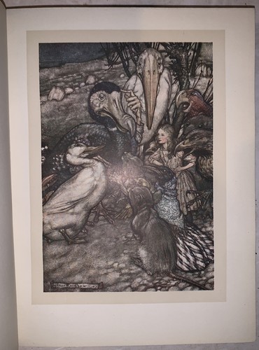 1907, 1st IN DJ, ALICE'S ADVENTURES IN WONDERLAND, LEWIS CARROLL, ARTHUR RACKHAM - Picture 7 of 12