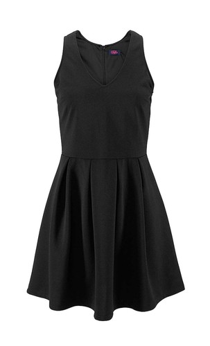 Buffalo Kleid mit Falten, schwarz , Gr. 38 - Bild 4 von 4